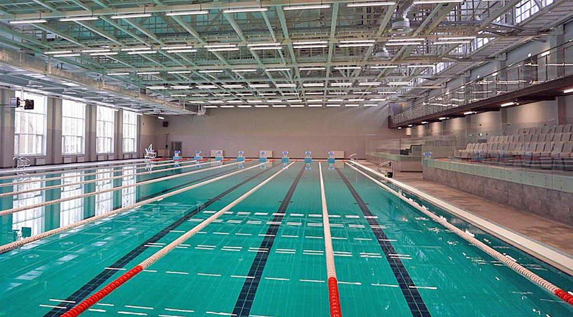 Басейн європейського рівня в нововідкритому спорткомплексі «Акварена». Тут зможуть плавати й оздоровлюватися дорослі і діти. Фото з сайту «Полтавщина»